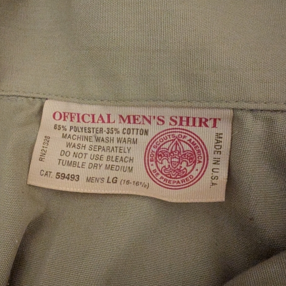 Official Vintage Boy Scout of America Mens Uniform - Picture 6 of 6